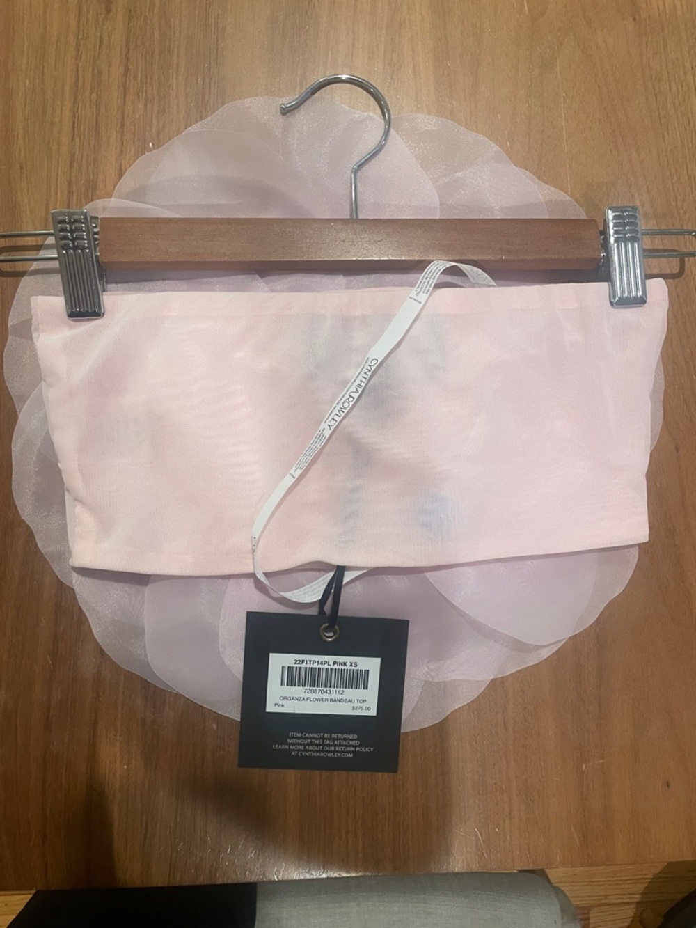 Cynthia Rowley Strapless Bandeau Style Top - Picture 5 of 6